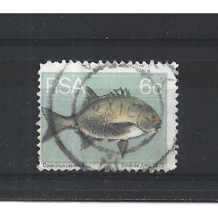 SouthAfrica.SG353 6c Galjoen (fish).Fine Used.Sep25k