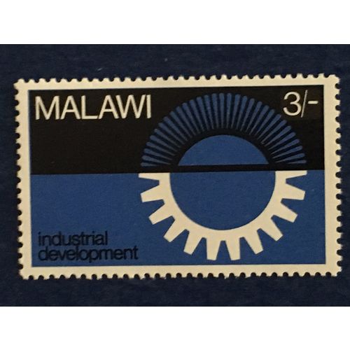 Malawi 1967 Industrial Development 3s Rising Sun Unmounted Mint NHM SG 288 stamp