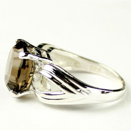 Smoky Quartz, 925 Sterling Silver Ladies Ring, SR361