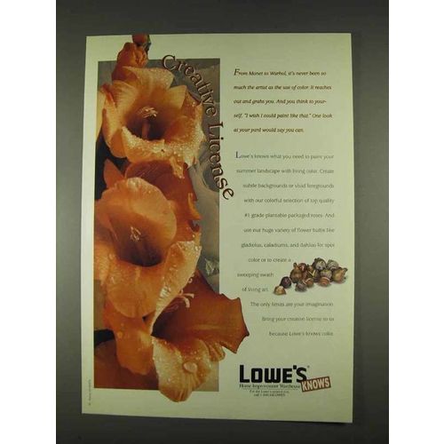 1996 Lowe's Home Improvement Ad - Creative License