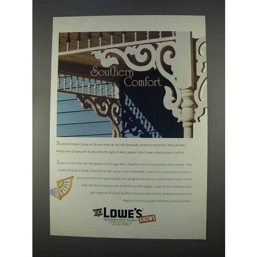 1996 Lowe's Home Improvement Ad - Southern Comfort