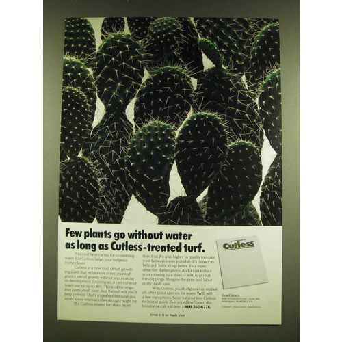 1990 DowElanco Cutless Ad - few plants go without water as long as