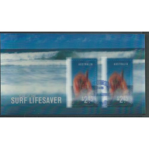AUS 2007 $4.90 'SURF LIFESAVER 'M/S (2D MOTION) FINE USED (EBID50-403aXL)