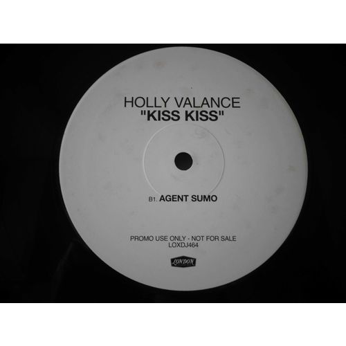 12" SINGLE.2002..PROMO. HOLLY VALANCE .. KISS KISS. LONDON DJ464. NEAR MINT