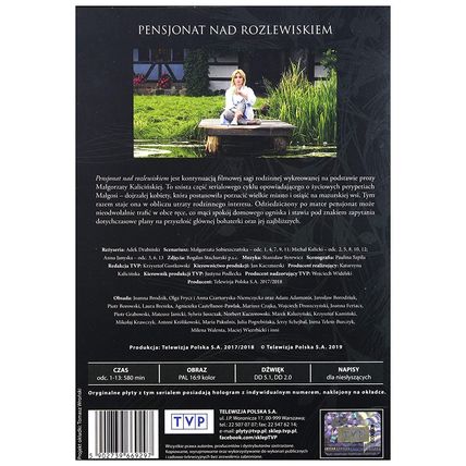 Pensjonat nad rozlewiskiem: serial TV (DVD 4 disc) Joanna Brodzik POLISH POLSKI