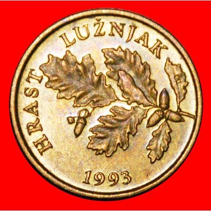 RED OAK (1993-2019): CROATIA ★ 5 LIPA 1993 MINT LUSTRE ★LOW START ★ NO RESERVE!