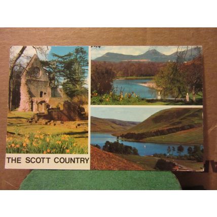 multiview, THE SCOTT COUNTRY. STIRLINGSHIRE SCOTLAND unused postcard =