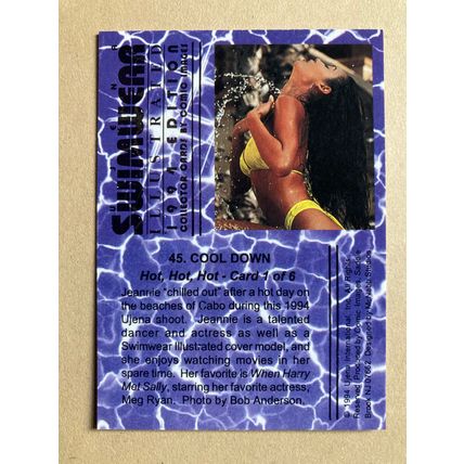 Ujena Swimwear Illustrated 1994 Edition Base trading card # 45 Jeannie (A)