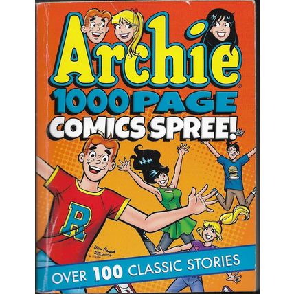 Archie 1000 Page Comic Book Spree 100+ Stories Good Condition ©2016 1st Printing