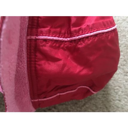 Old Navy Baby Infant Girls Pink Aviator Trapper Hat Straps Size 12-24 Months