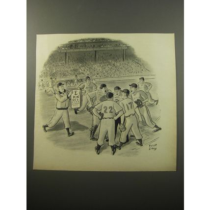 1950 Cartoon by Robert Day - Baseball