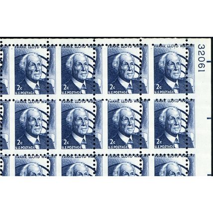 1280, MNH 2¢ Misperforation Shift Error In Complete Sheet of 100 - Stuart Katz