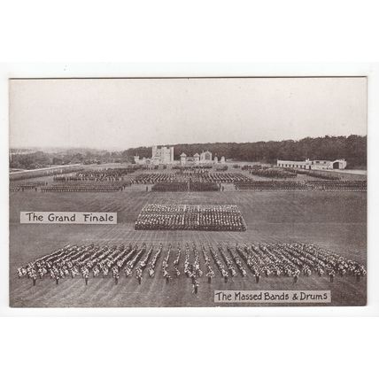 Massed Bands and Drums Aldershot Tattoo Series Postcard AT322