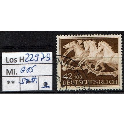 Los H22979: Deutsches Reich Mi. 815, gest.