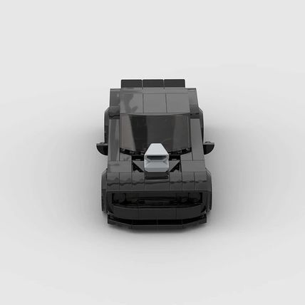 DODGE CHALLENGER Sports Car Brick Model MOC - 344 pieces, 8 studs wide
