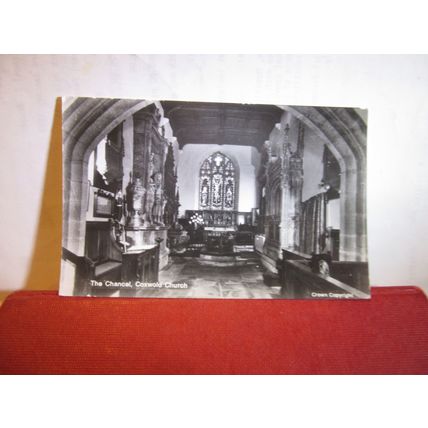 THE CHANCEL, THE CHURCH, COXWOLD, YORKSHIRE used postcard RP 1979 pm =