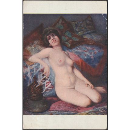 Georges Far-Si, pinxit - Parfum d'Orient, c.1910s - Noyer Salon de Paris CPA
