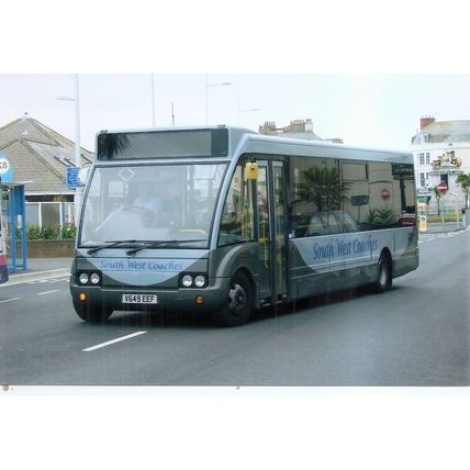Colour Photo of South West Coaches Ltd. - V649 EEF ex. Stockton Borough Council