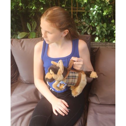 German Shepherd shaped hand or shoulder bag by FAITHFUL FRIENDS COLLECTABLES