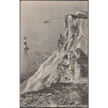 Beachy Head Lighthouse, Sussex, 1919 - William Brooker Postcard