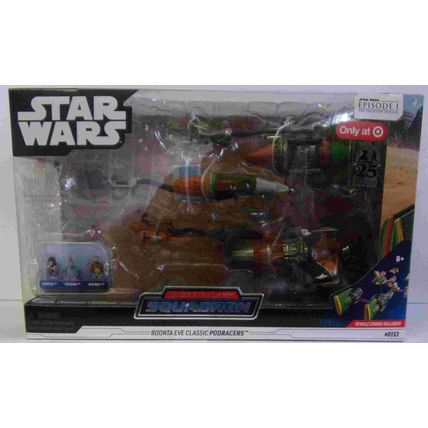STAR WARS ' MICRO GALAXY ' SQUADRON BOONTA EVE CLAASIC PODRACERS