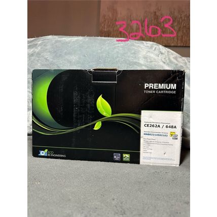 Yellow Premium Toner Cartridge CE262A/648A Compat. HP Color LaserJet Enterprise