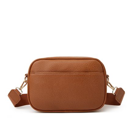 Women's Small Classy Crossbody Purse Leather Satchel Bags Brown