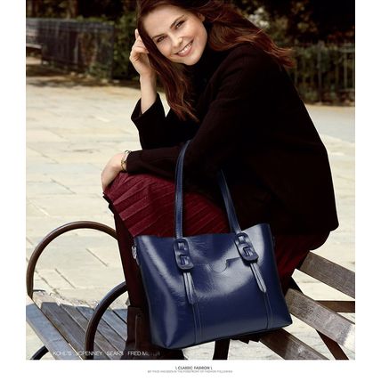 Women Ladies Handbags Tote Bag Hobo Purse Satchel Shoulder Bags Blue