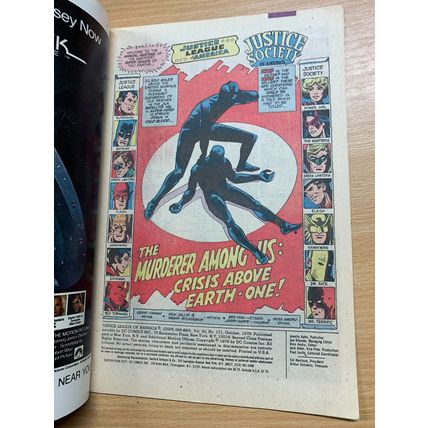 DC COMICS JUSTICE LEAGUE OF AMERICA #171 OCT 1979 (VFN+) COMIC (LL)