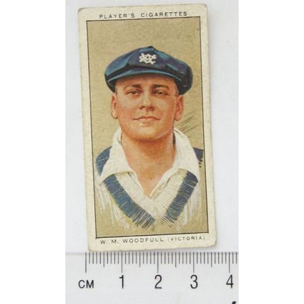 1934 Players Cricketers No. 50 W. M. Woodfull, Victoria & Australia