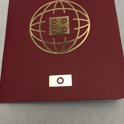Official Lego STore 5'' x 4'' Passport with Costa Mesa California Stamped
