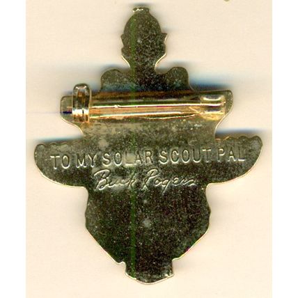 1936's BUCK ROGERS SOLAR SCOUTS pinback membership badge