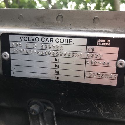 Volvo S70 AWD V70 R T5 Door Belt Molding Set Of 4 Piece 98 99 00 Silver Code 419