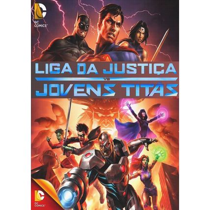 Liga da Justiça vs Jovens Titãs Art Gallery Poster Canvas Print Wall Decoration