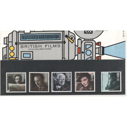 GB stamps 1985 Presentation Pack - SG 1298-1302 - British Film Year