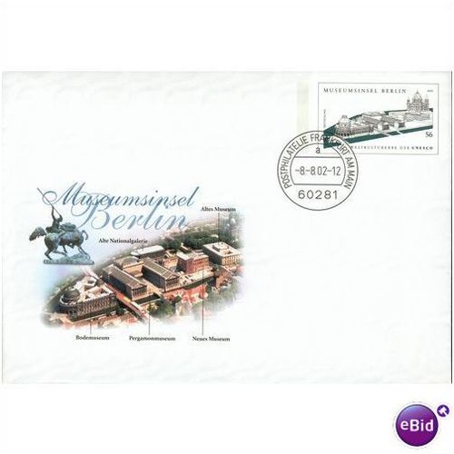 Germany FDC 2002 - Pre-Paid - Berlin Museum Island