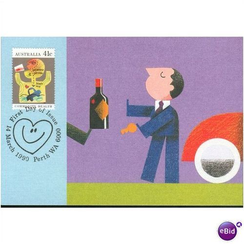 Australia FDI Postcard set 1990 - Community Health