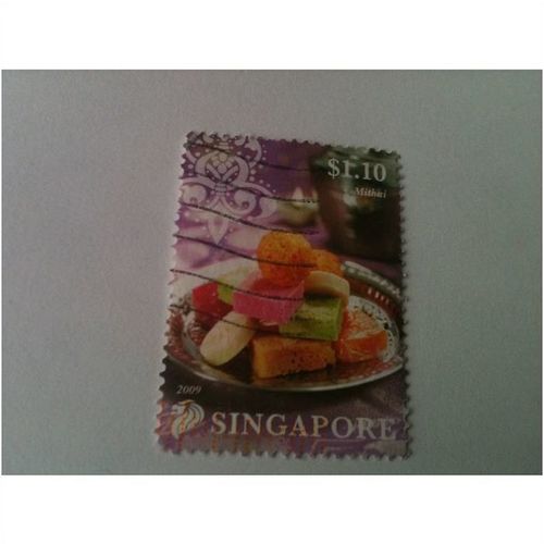 SINGAPORE 2009 MITHAI $1.10 EBID 1 USED