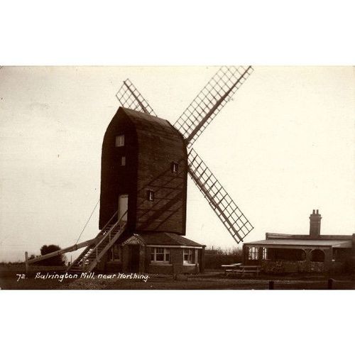 Sussex - WORTHING - Salvington Windmill - RP - by Camburn - p/u 1912