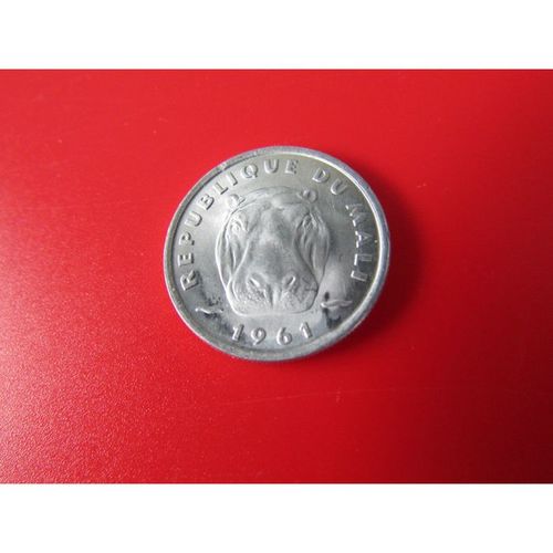1961 MALI 5 FRANCS MALIENS FREE POST. AS