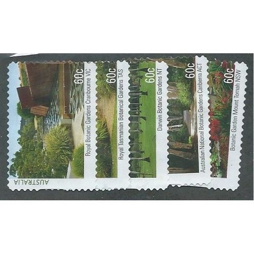 AUS 2013 SET (S/A) 'BOTANIC GARDENS -' (5v) FINE USED (EBID37-968)