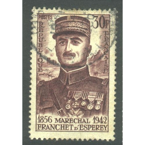 France 1956 - SG1289 - 30f - Marshal Franchet d'Esperey - used