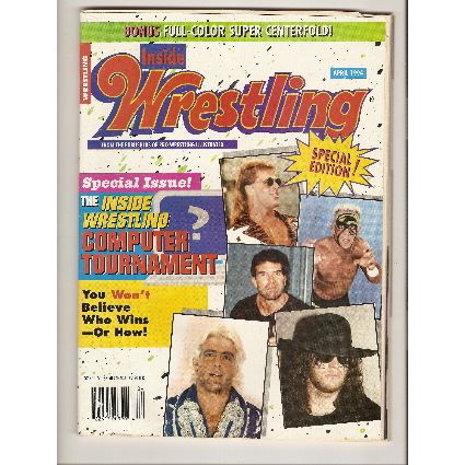 INSIDE WRESTLING APRIL 1994 STING , RAZOR RAMON , UNDERTAKER , RIC FLAIR ,