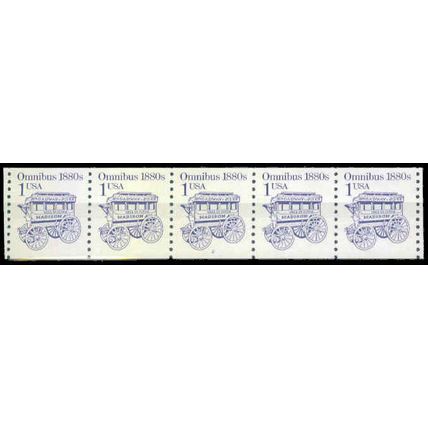 2225b 1c Omnibus Very Fine MNH Dry Gum PNC 2/5 P0683