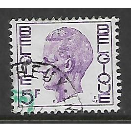 BELGIUM 1971 KING BAUDOUINS 40 th BIRTHDAY 5F VIOLET SG 2213 FINE USED#