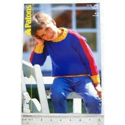1987 Patons 3288 sweater, chunky