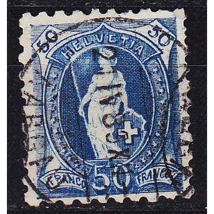SCHWEIZ SWITZERLAND [1882] MiNr 0062 X B ( O/used ) [01]