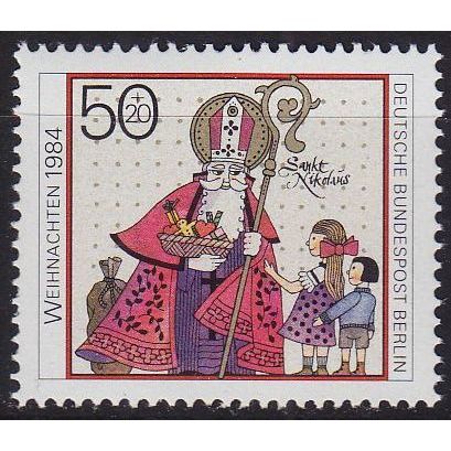 GERMANY BERLIN [1984] MiNr 0729 ( **/mnh ) Weihnachten