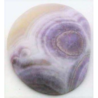 Amethyst Lace Agate Freeform Gemstone Cabochon 145