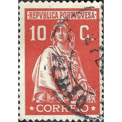 PORTUGAL, Ceres, orange-brown 1915, 10c
